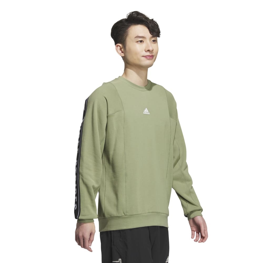 アディダス（adidas）（メンズ、レディース）ワーディングパック ルーズフィット フレンチテリー スウェットシャツ KWX97-JG8591