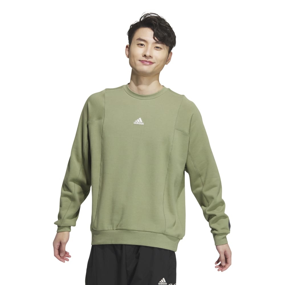 アディダス（adidas）（メンズ、レディース）ワーディングパック ルーズフィット フレンチテリー スウェットシャツ KWX97-JG8591