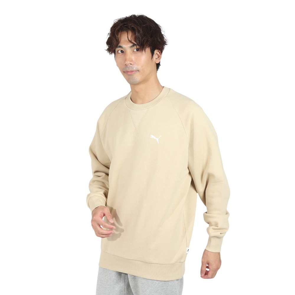 プーマ（PUMA）（メンズ）MWQ スウェット クルーネック 630167 83 BEG