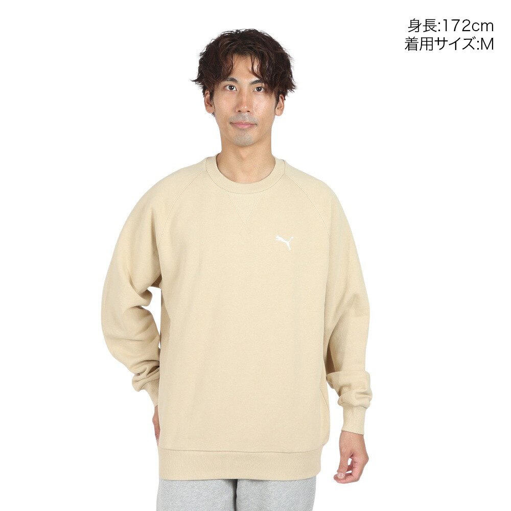 プーマ（PUMA）（メンズ）MWQ スウェット クルーネック 630167 83 BEG