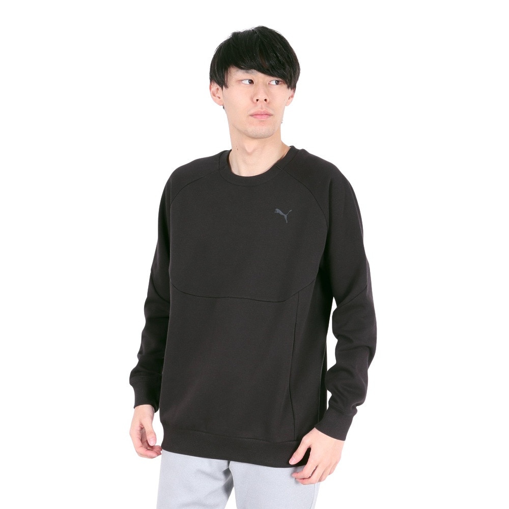 プーマ（PUMA）（メンズ）TECH クルーネックスウェット 629263 01 BLK