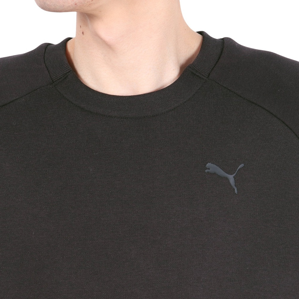 プーマ（PUMA）（メンズ）TECH クルーネックスウェット 629263 01 BLK