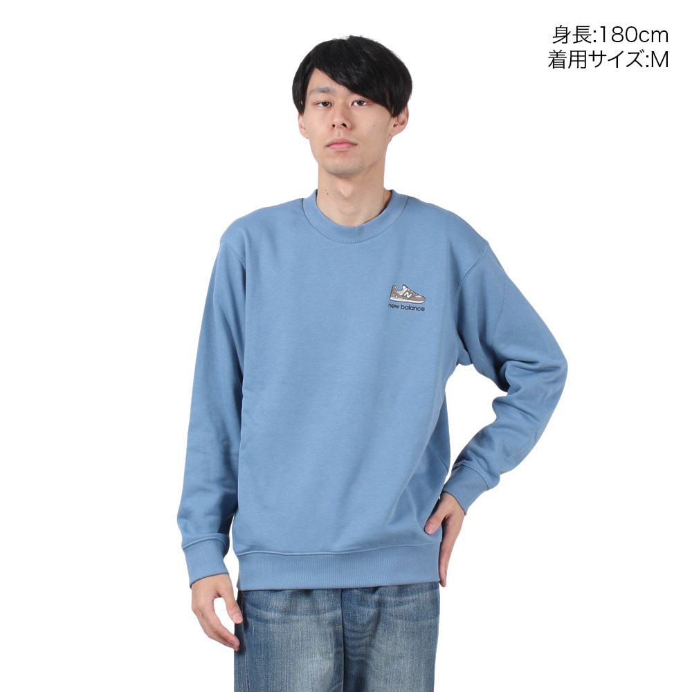 ニューバランス（new balance）（メンズ）574 Shoe Pack クルーネック スウェットシャツ MT43998HEB