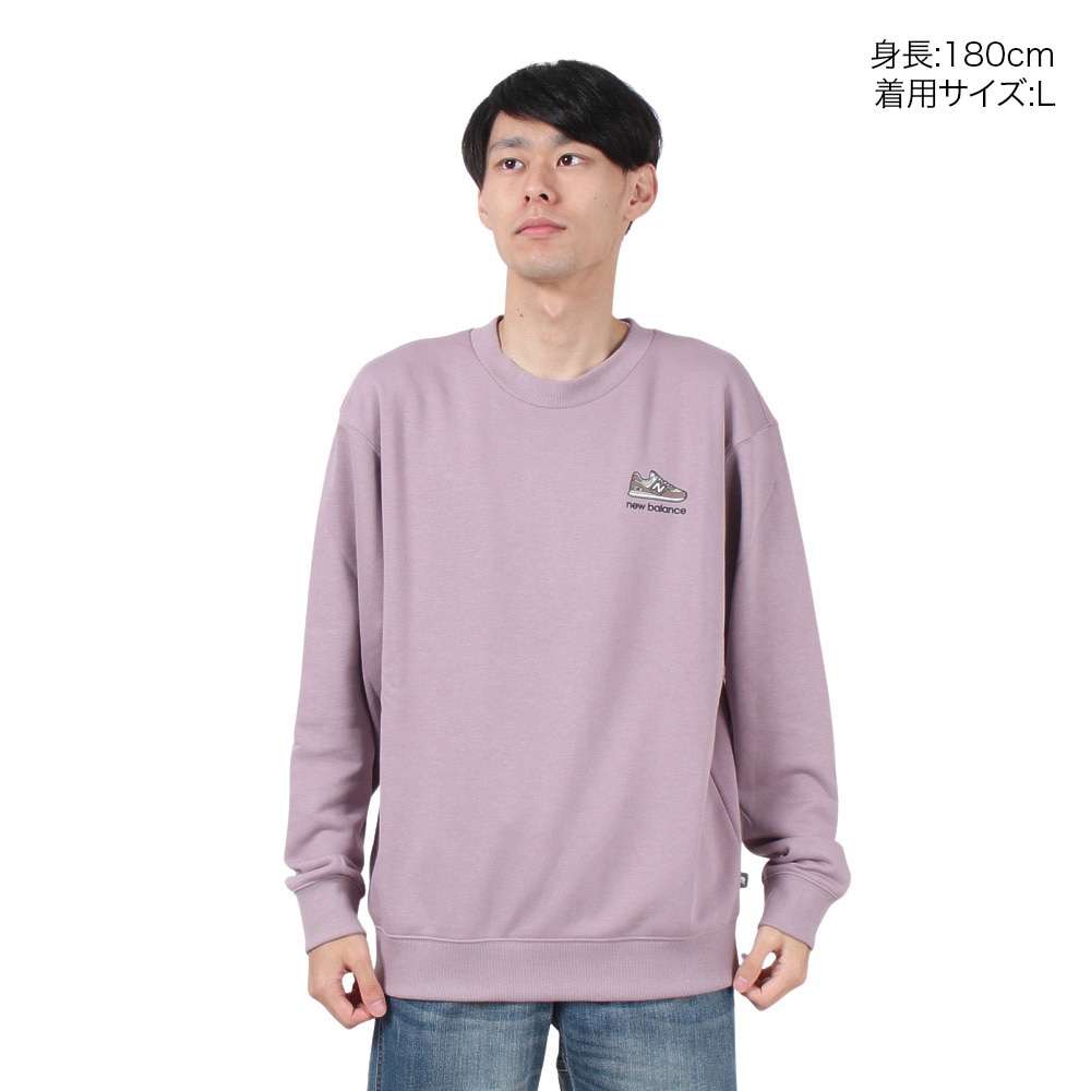 ニューバランス（new balance）（メンズ）574 Shoe Pack クルーネック スウェットシャツ MT43998ICW