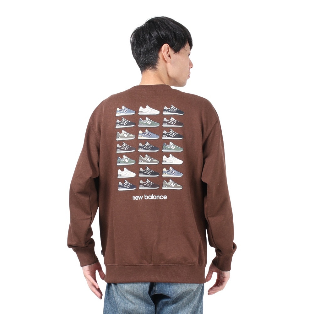 ニューバランス（new balance）（メンズ）574 Shoe Pack クルーネック スウェットシャツ MT43998ROK