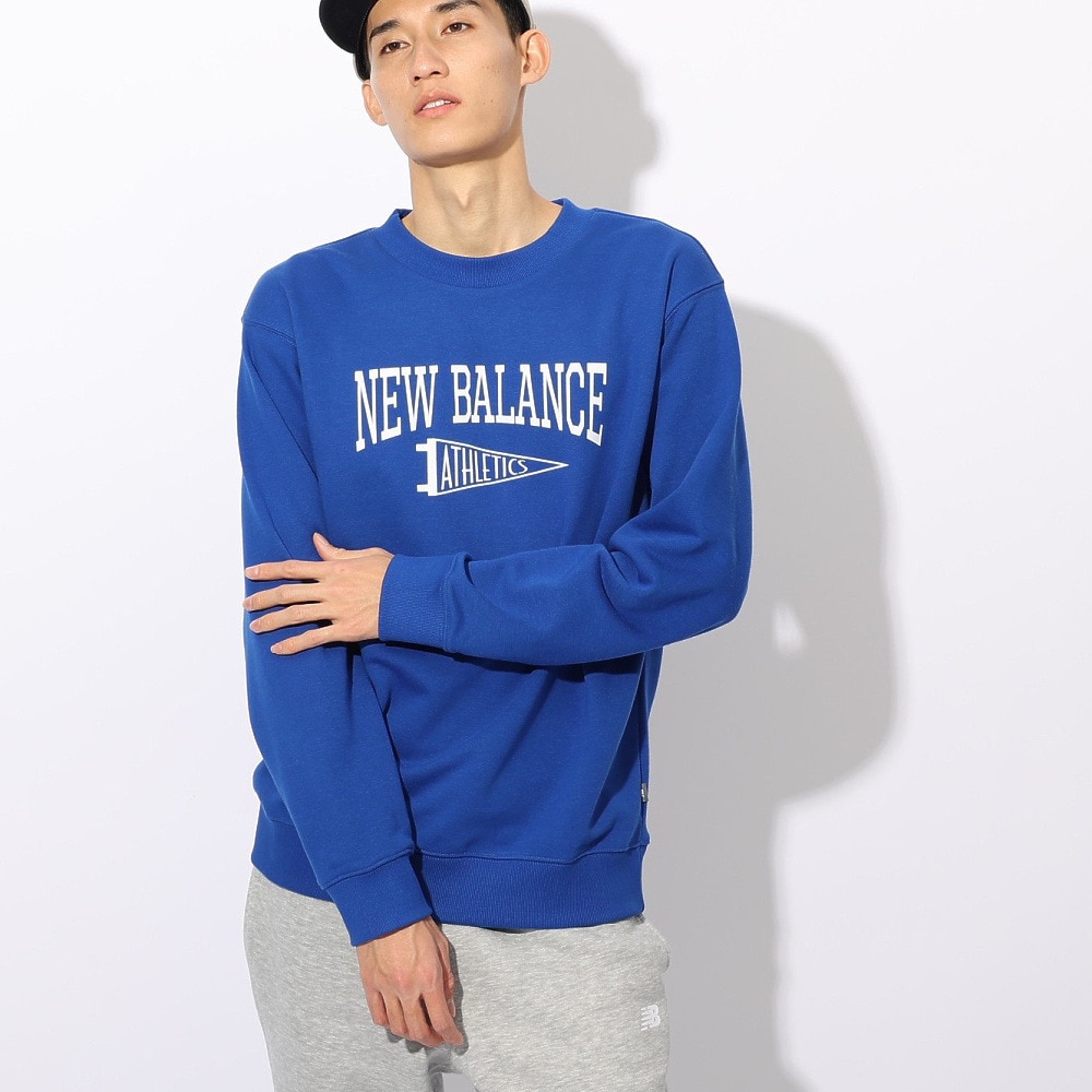 ニューバランス（new balance）（メンズ）ペナント クルーネックスウェットシャツ MT43950TRY