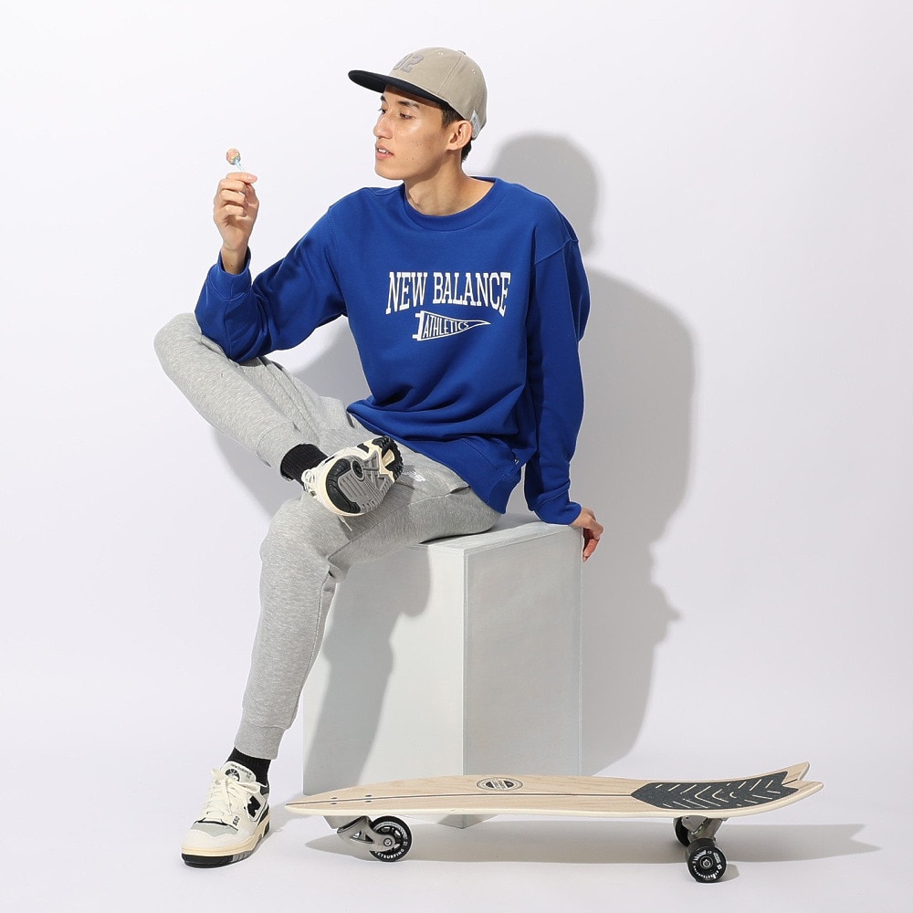 ニューバランス（new balance）（メンズ）ペナント クルーネックスウェットシャツ MT43950TRY