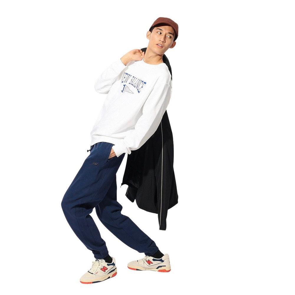 ニューバランス（new balance）（メンズ）ペナント クルーネックスウェットシャツ MT43950WT