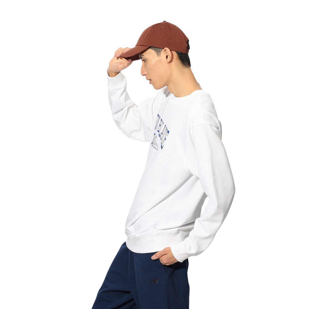 ニューバランス（new balance）（メンズ）ペナント クルーネックスウェットシャツ MT43950WT
