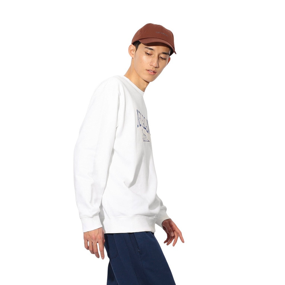 ニューバランス（new balance）（メンズ）ペナント クルーネックスウェットシャツ MT43950WT
