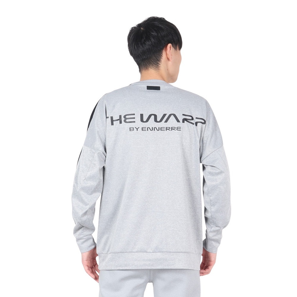 ザ・ワープ・バイ・エネーレ（The Warp By Ennerre）（メンズ）スペーサー ニット クルーネック スウェットシャツ WB3SJE09 GRY