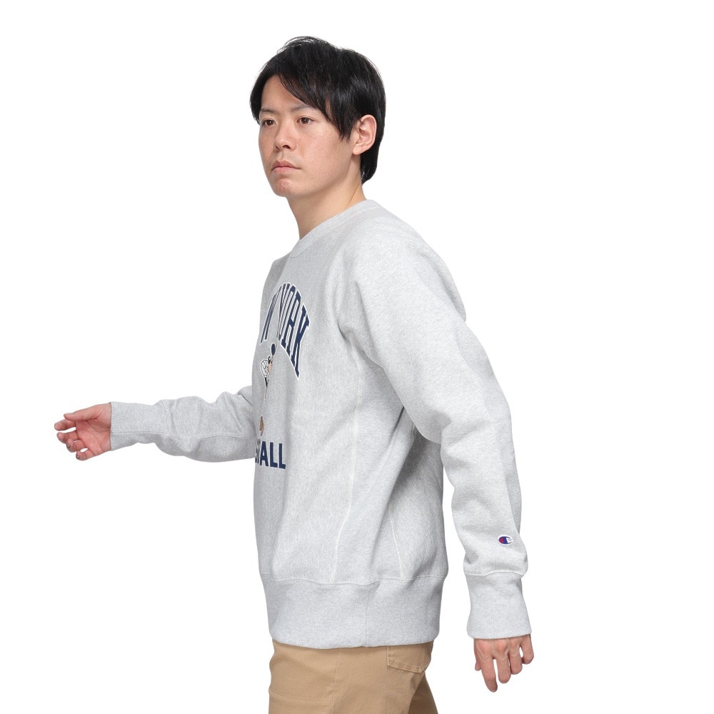 チャンピオン-ヘリテイジ（CHAMPION-HERITAGE）（メンズ）リバースウィーブ クルーネックスウェットシャツ DISNEY BASEBALL C3-A031 040
