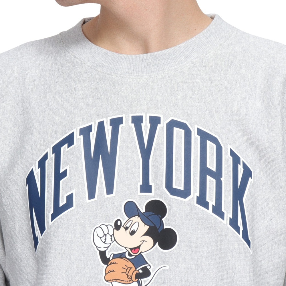 チャンピオン-ヘリテイジ（CHAMPION-HERITAGE）（メンズ）リバースウィーブ クルーネックスウェットシャツ DISNEY BASEBALL C3-A031 040