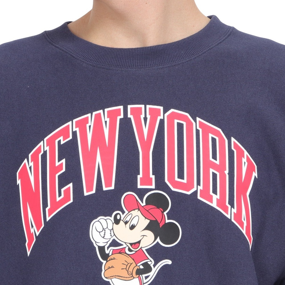 チャンピオン-ヘリテイジ（CHAMPION-HERITAGE）（メンズ）リバースウィーブ クルーネックスウェットシャツ DISNEY BASEBALL C3-A031 386