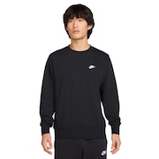 (メンズ)フレンチ テリー クルーネック 長袖スウェットシャツ FN3889-010