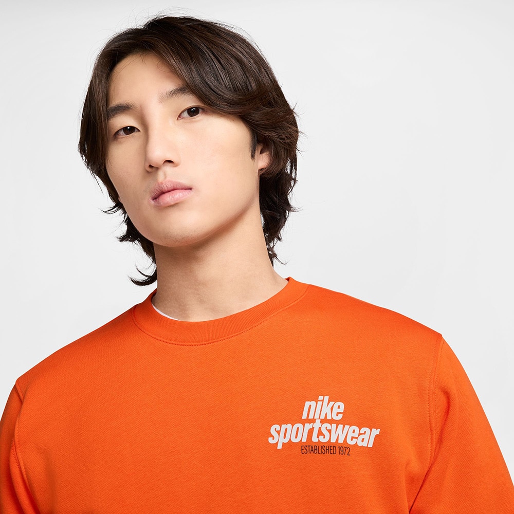 ナイキ（NIKE）（メンズ）クラブ フリース クルー 長袖プルオーバー HJ2174-819