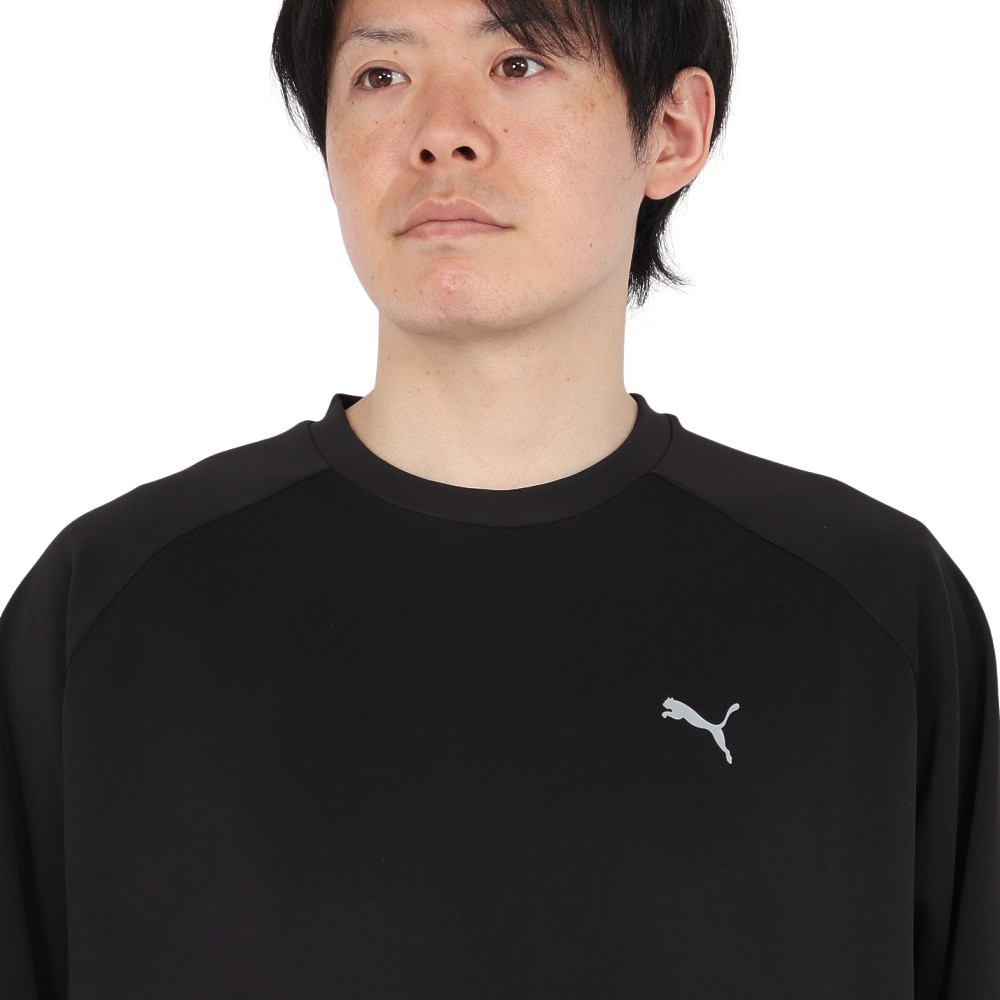 プーマ（PUMA）（メンズ）テック スウェット クルーネック シャツ 632958 01 BLK