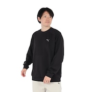 (メンズ)テック スウェット クルーネック シャツ 632958 01 BLK
