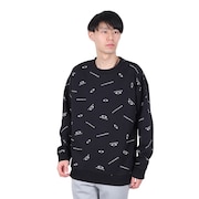 (メンズ)FOUND フリース 長袖クルーネックシャツ FOA407562-00G