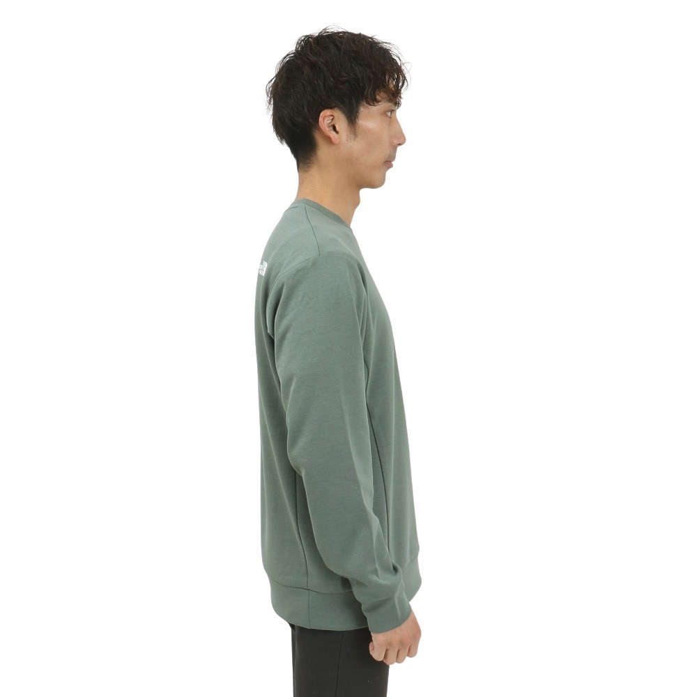 ザ・ノース・フェイス（THE NORTH FACE）（メンズ、レディース）モーションクルー スウェット トレーナー NT32496 DG