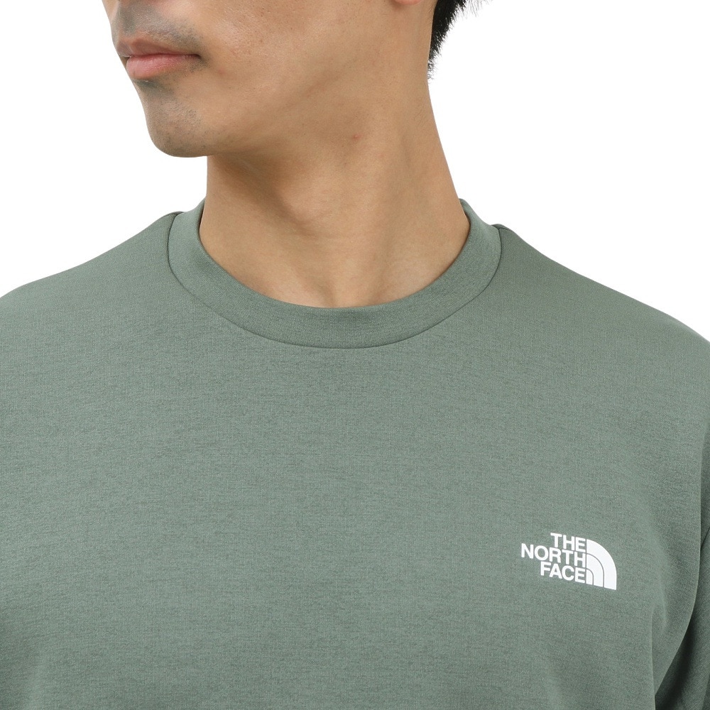 ザ・ノース・フェイス（THE NORTH FACE）（メンズ、レディース）モーションクルー スウェット トレーナー NT32496 DG