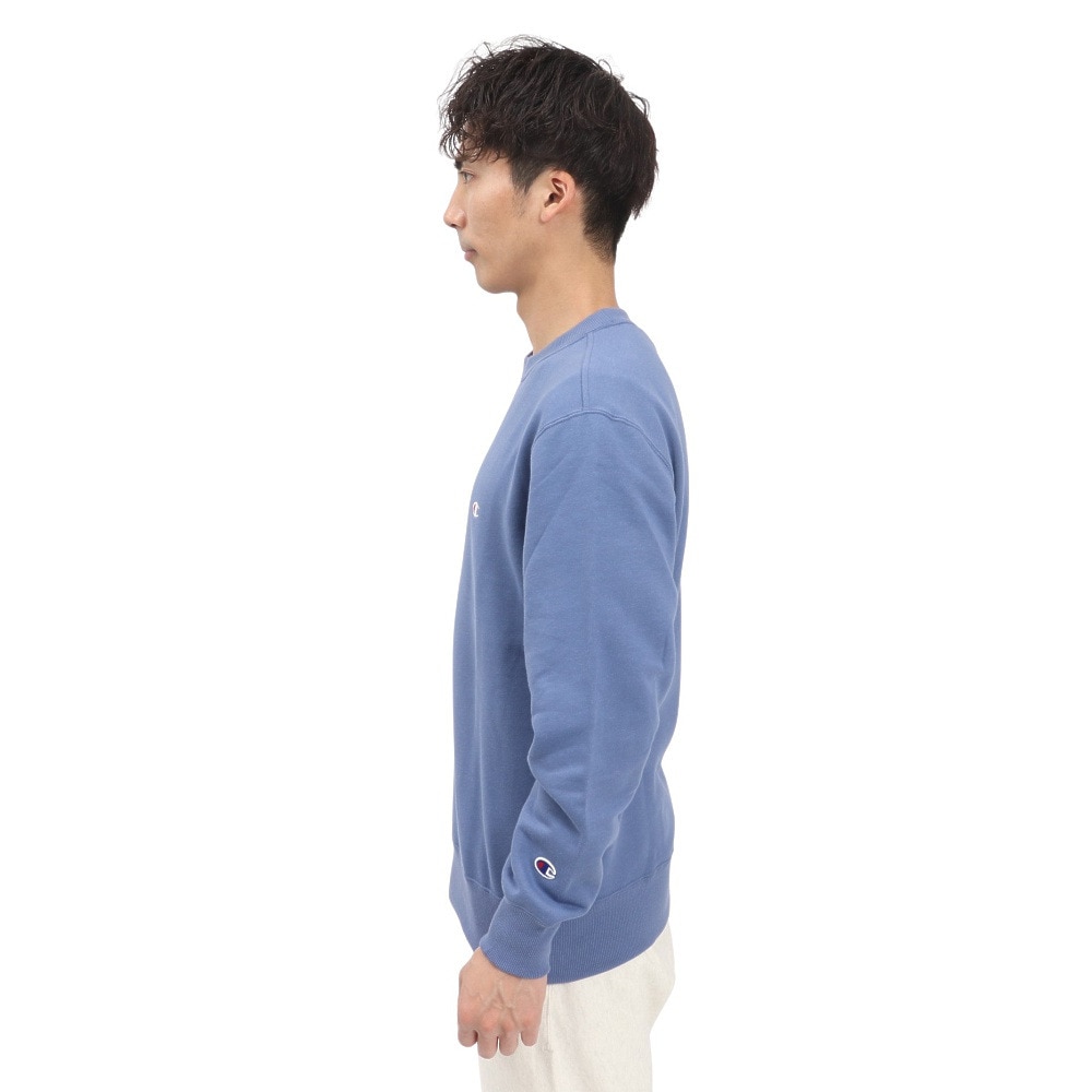 チャンピオン-ヘリテイジ（CHAMPION-HERITAGE）（メンズ）ベーシック ワンポイント クルーネック スウェットシャツ C3-Y035 350