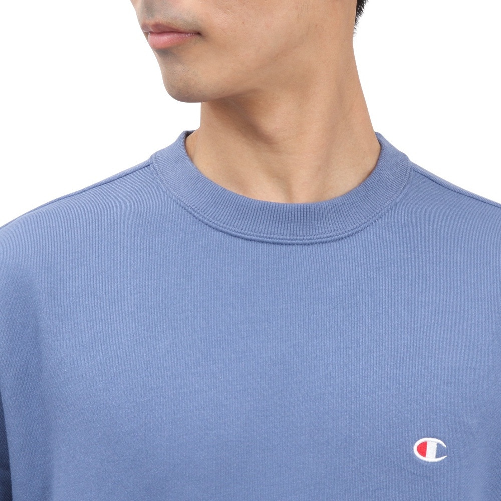 チャンピオン-ヘリテイジ（CHAMPION-HERITAGE）（メンズ）ベーシック ワンポイント クルーネック スウェットシャツ C3-Y035 350