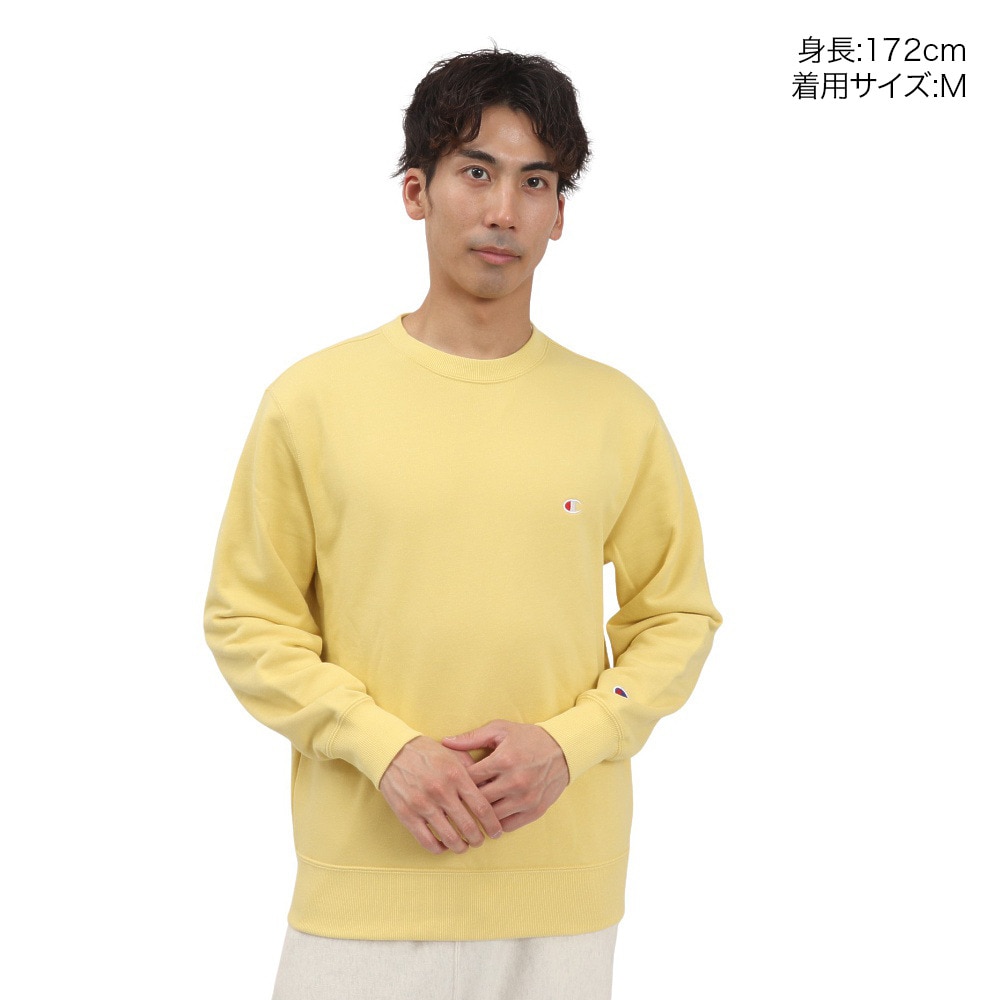 チャンピオン-ヘリテイジ（CHAMPION-HERITAGE）（メンズ）ベーシック ワンポイント クルーネック スウェットシャツ C3-Y035 715
