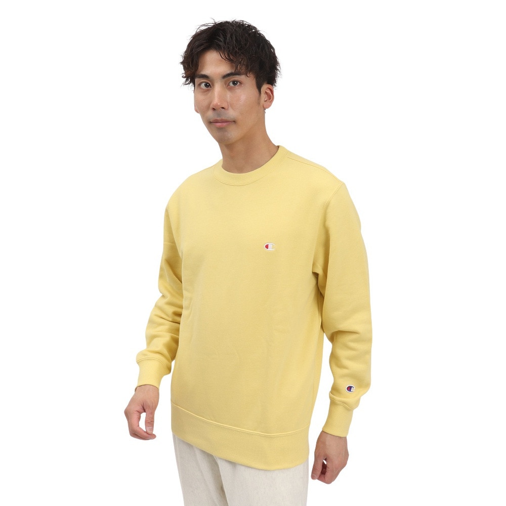 チャンピオン-ヘリテイジ（CHAMPION-HERITAGE）（メンズ）ベーシック ワンポイント クルーネック スウェットシャツ C3-Y035 715