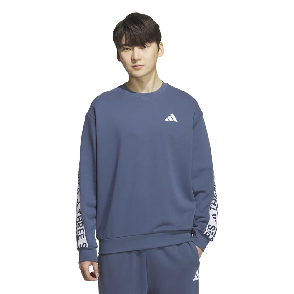 アディダス（adidas）（メンズ）ワーディングパック ルーズフィット 厚手のフレンチテリー スウェットシャツ N2685-KA1279