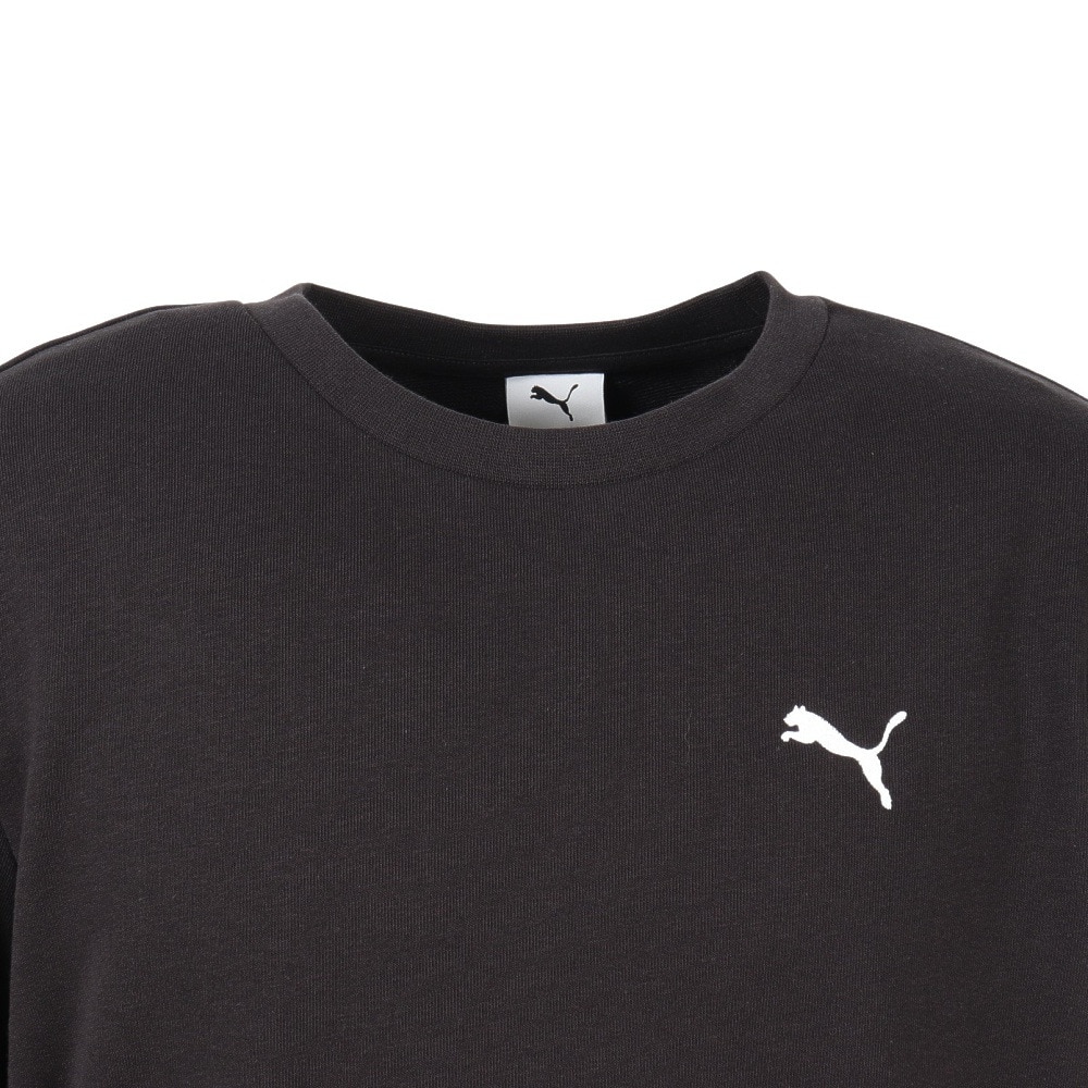 プーマ（PUMA）（メンズ）ESS クルースウェットシャツ TR 691224 01 BLK