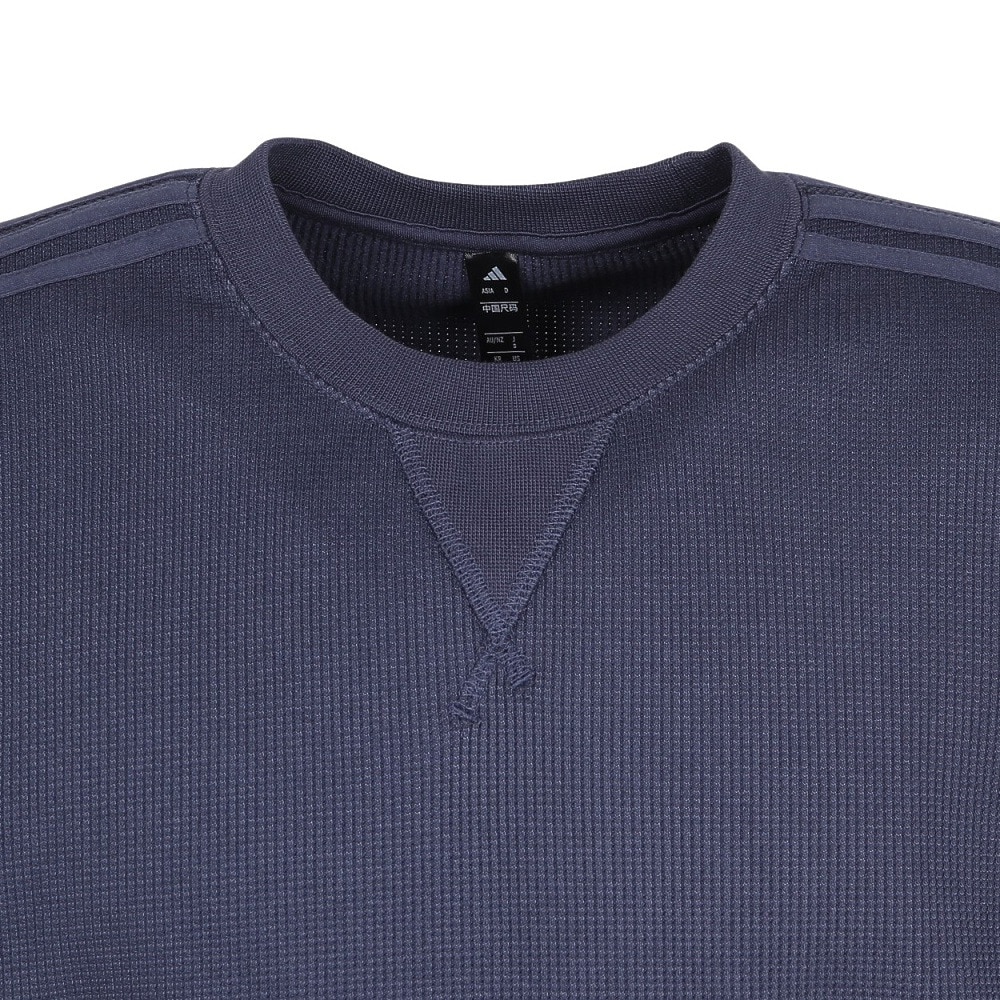 アディダス（adidas）（メンズ）ルーズフィット ワッフル スウェット SX224-KG0778