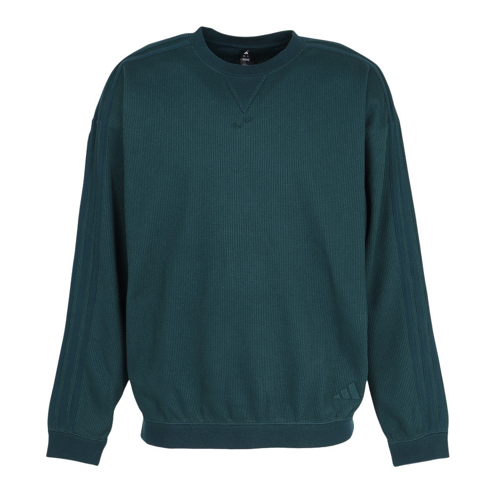 アディダス（adidas）（メンズ）ルーズフィット ワッフル スウェット SX224-KG0779