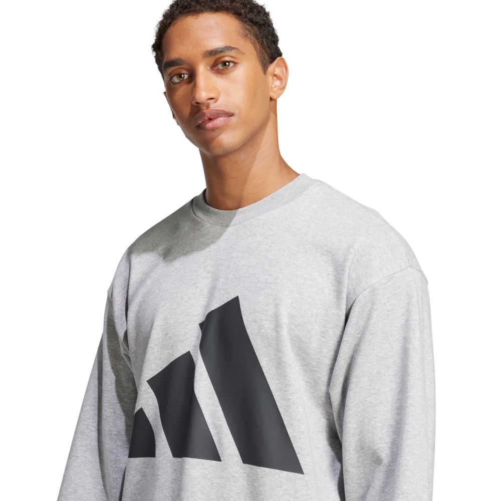 アディダス（adidas）（メンズ）エッセンシャルズ ビッグロゴ フレンチテリースウェット KRG04-JE8952