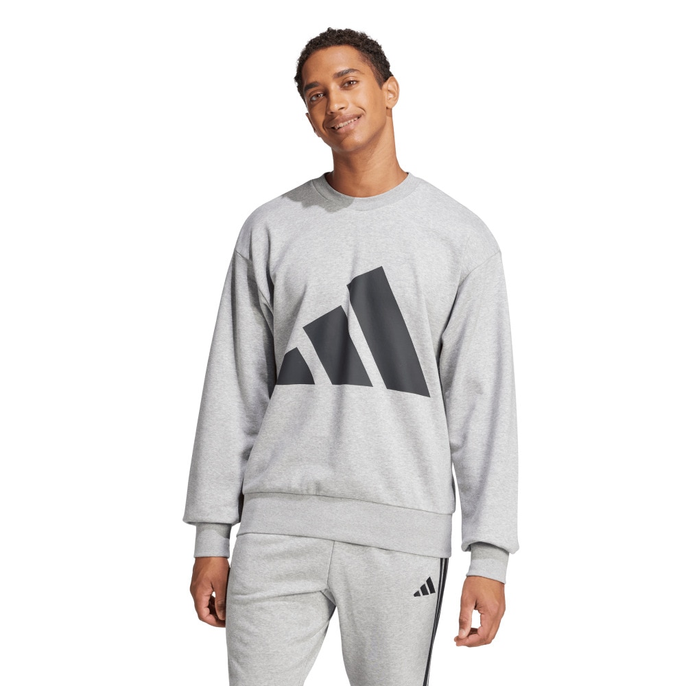 アディダス（adidas）（メンズ）エッセンシャルズ ビッグロゴ フレンチテリースウェット KRG04-JE8952
