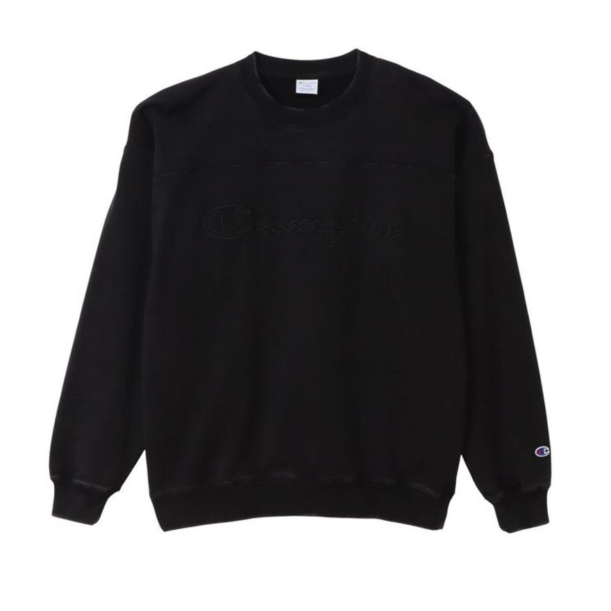 CHAMPION-HERITAGE �A�N�V�����X�^�C�� �N���[�l�b�N�X�E�F�b�g�V���c C3-D013 090 �k�k �u���b�N �V�[�Y��
