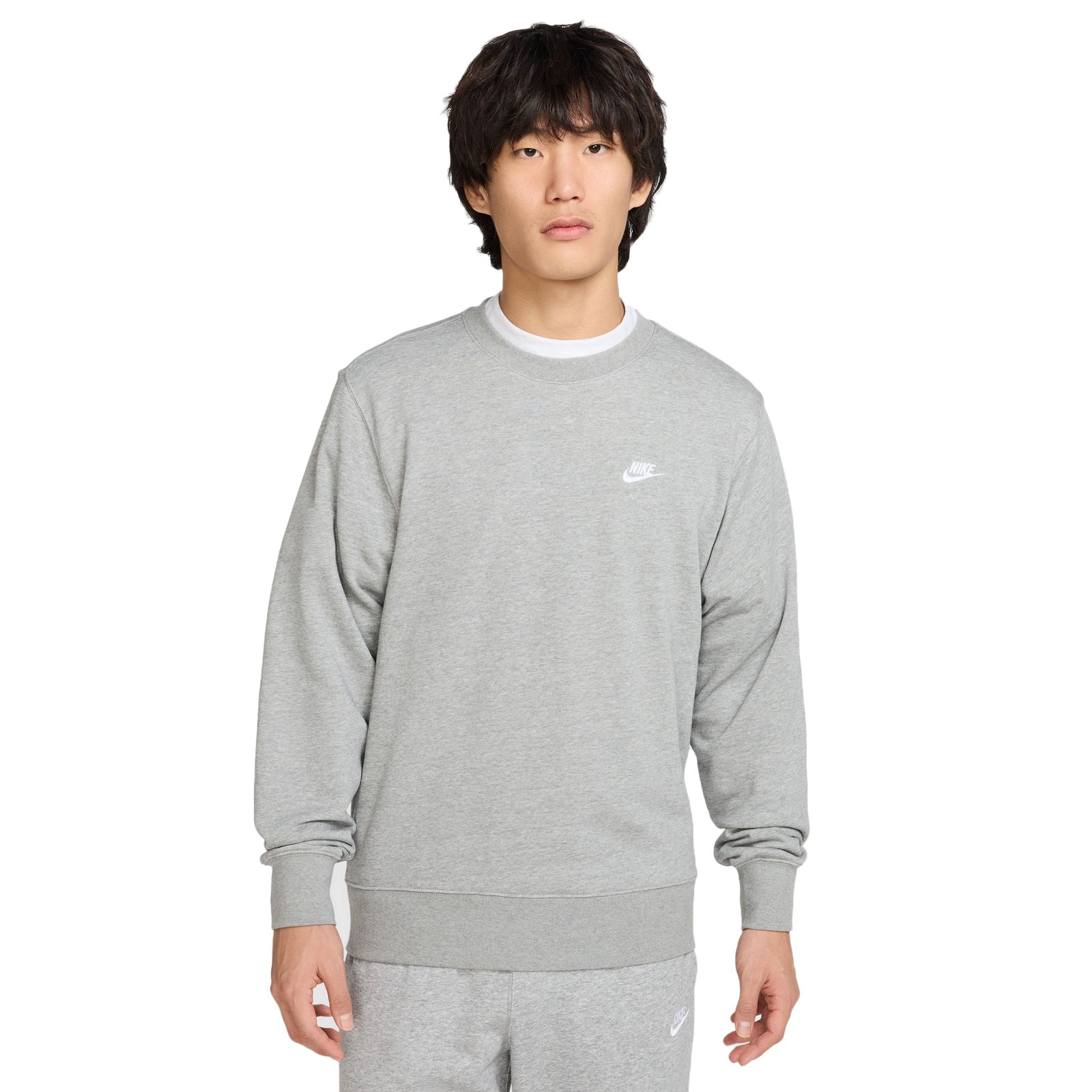 ナイキ（NIKE）（メンズ）フレンチ テリー クルーネック 長袖スウェット上下セット FN3889-063  FN3802-063