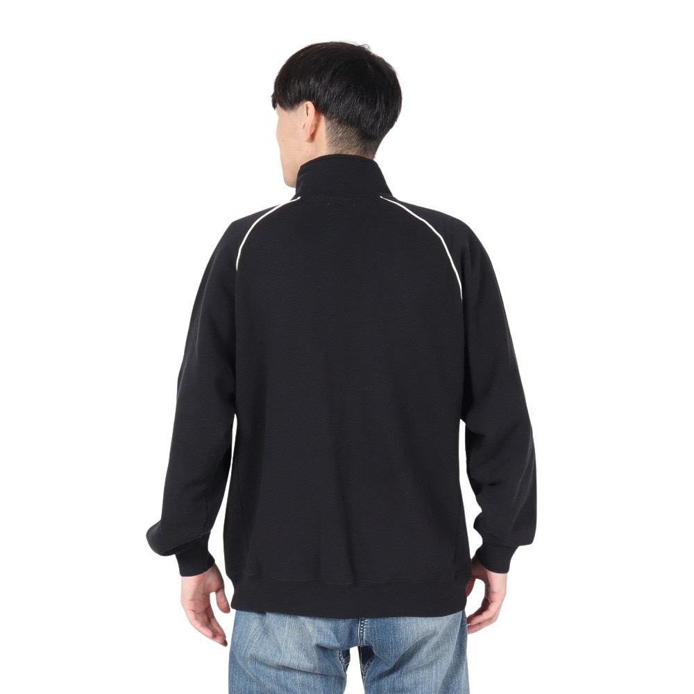 バクタ（BUKTA）（メンズ）ヘビーOZ 裏毛ハーフジップジャケット BU2415803:19:BLACK