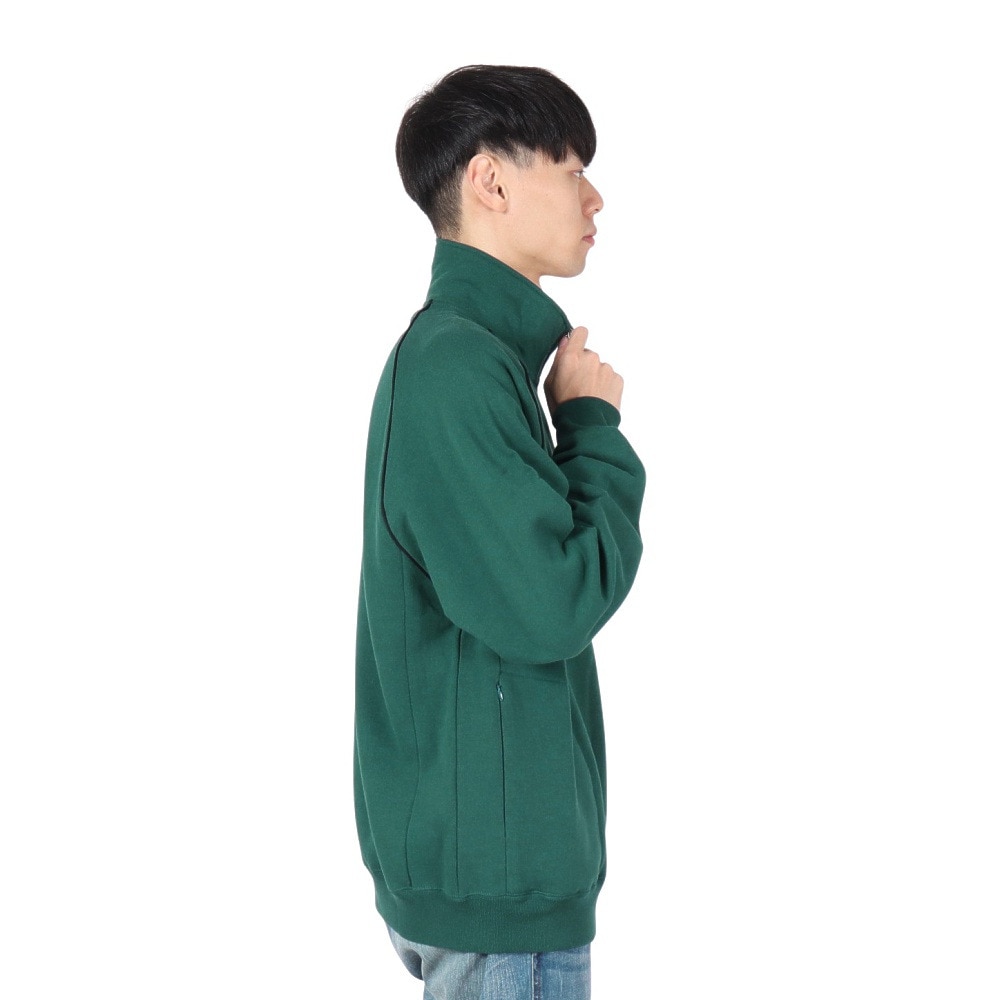 バクタ（BUKTA）（メンズ）ヘビーOZ裏毛ハーフジップ スウェットシャツ BU2415803:65:GREEN