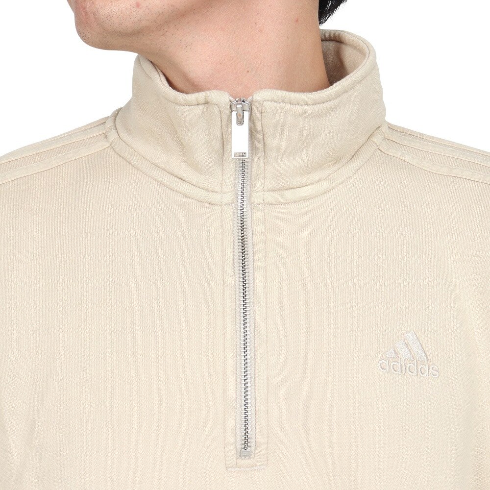 アディダス（adidas）（メンズ、レディース）WASH スウェット ハーフジップトップ KSA09-JP4606