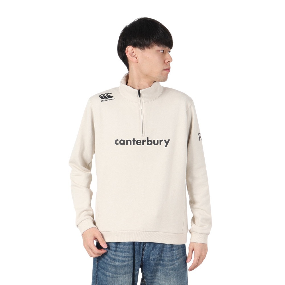カンタベリー（canterbury）（メンズ）アールプラス フレックスウォームスウェットハーフジップ RP44563 30