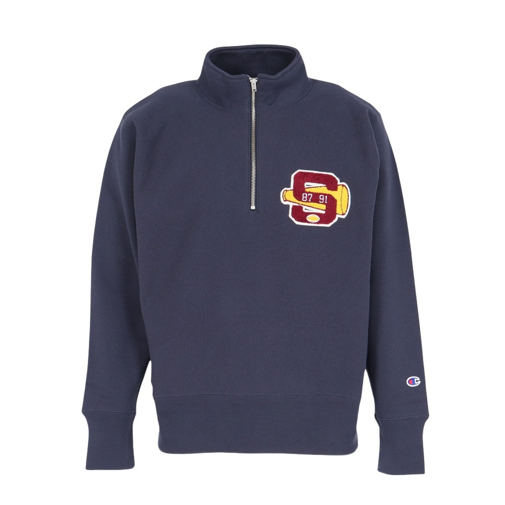 チャンピオン-ヘリテイジ（CHAMPION-HERITAGE）（メンズ）リバースウィーブ 11.5オンス ハーフジップ スウェット C3-C023 386
