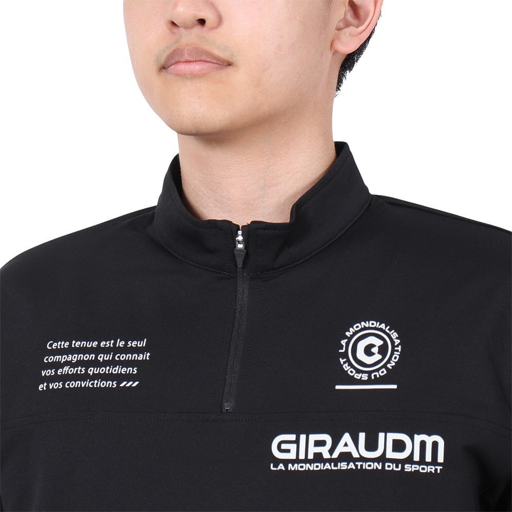 ジローム（GIRAUDM）（メンズ）ハーフジップ スウェット上下セット SW4F0007-TR860-GRSD  SW4F0008-TR860-GRSD BLK