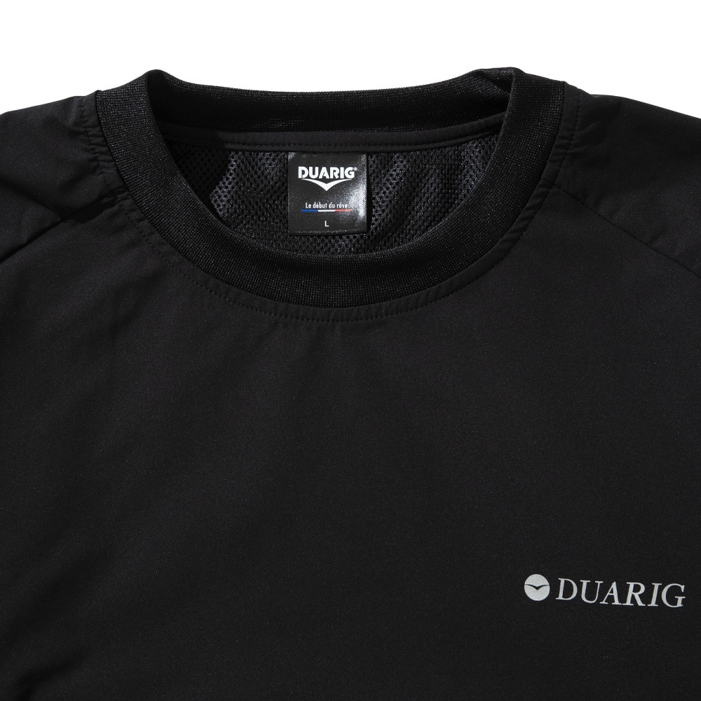 デュアリグ（DUARIG）（メンズ）絶耐撥水 UV ストレッチ プルオーバー 4F0016-TRSW-860SD BLK