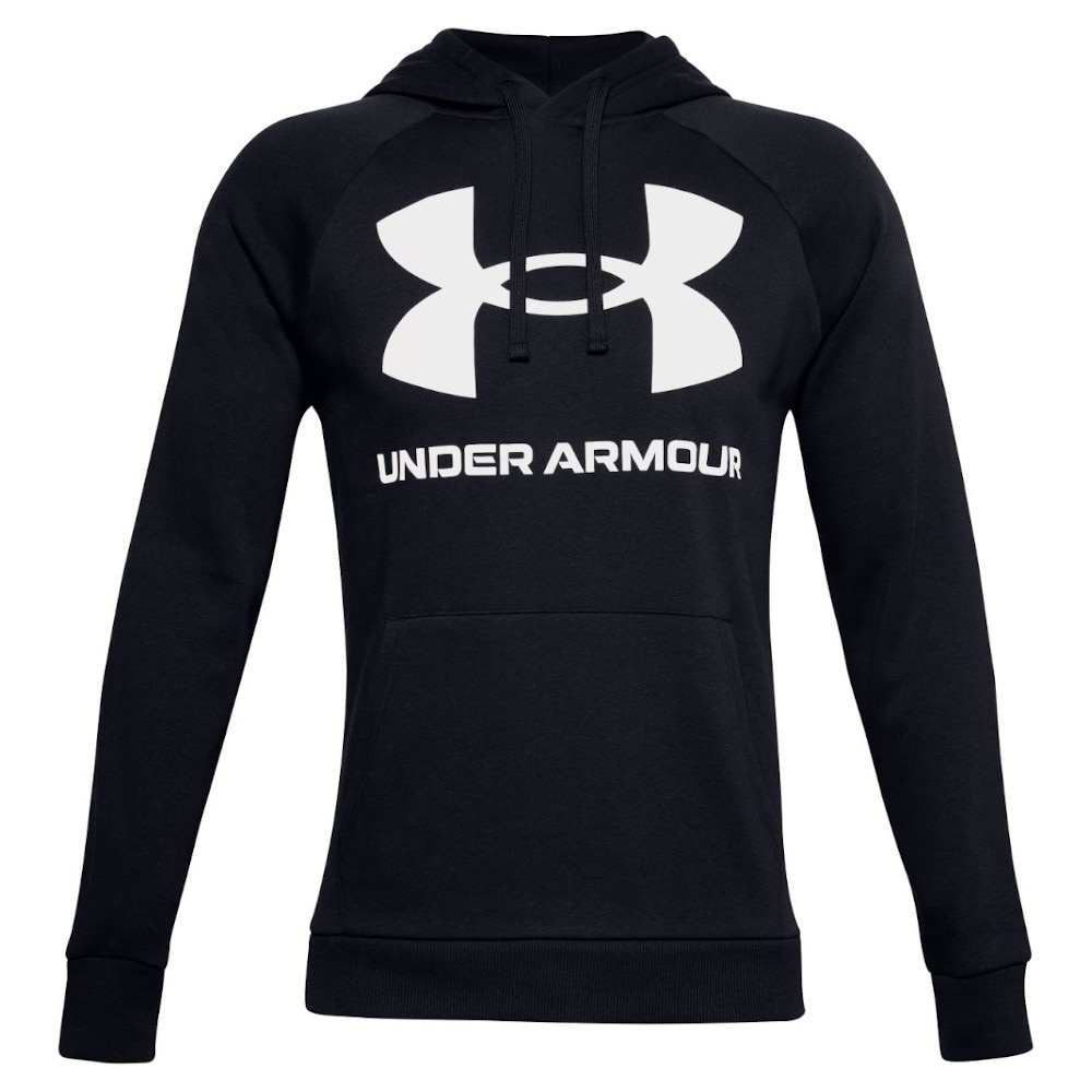 アンダーアーマー（UNDER ARMOUR）（メンズ）パーカー ライバルフリース ビッグロゴ フーディー 1357093 BLK/OXW AT オンライン価格