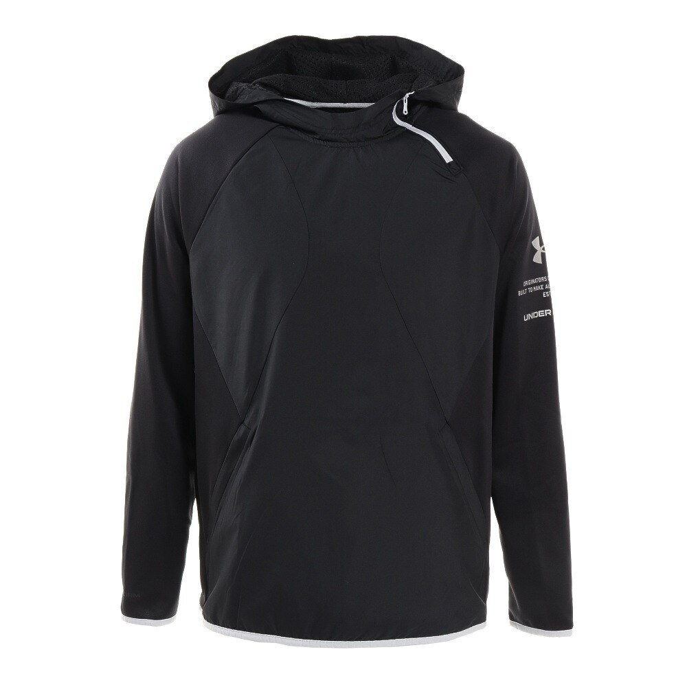  パーカー 袖フリース マックス プルオーバーフーディ 1362790 BLK AT
