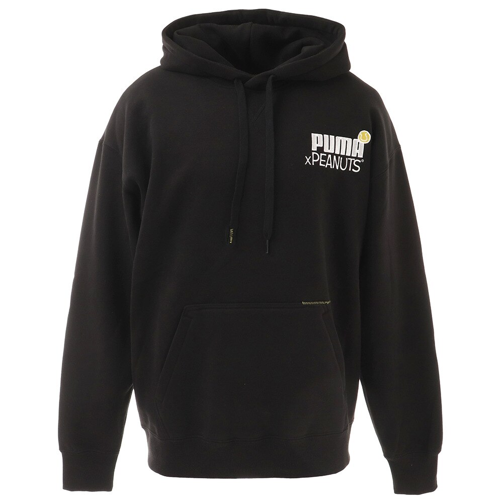  PEANUTS フーディースウェットパーカー 530614 01 BLK