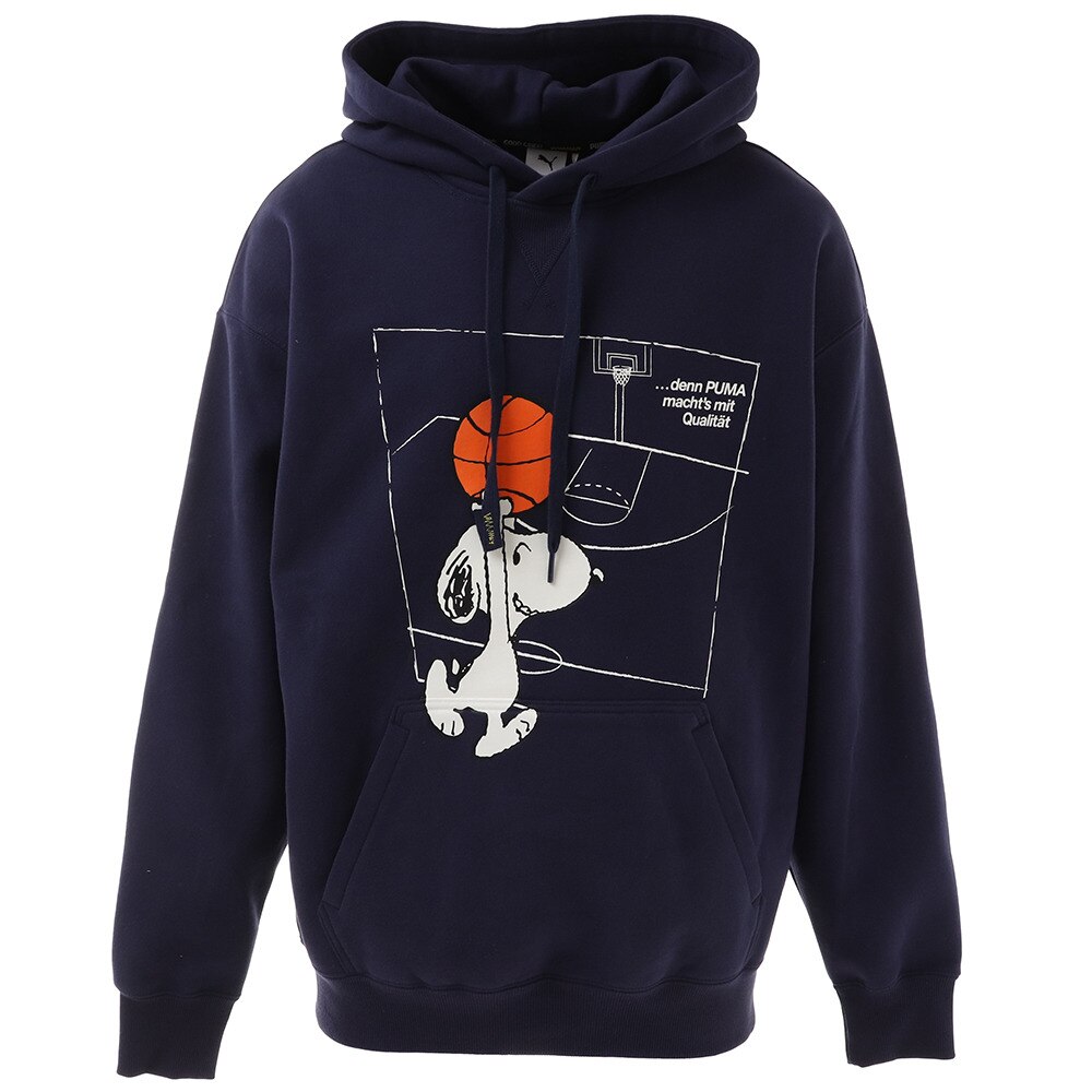  PEANUTS フーディースウェットパーカー 530614 06 NVY