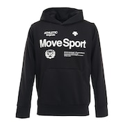 デサント（DESCENTE）（メンズ）ライトスムース フーデッドパーカー DX-C1166XB BK