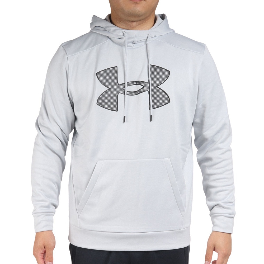 アンダーアーマー（UNDER ARMOUR）（メンズ）裏起毛 スウェット パーカー ロゴ アーマーフリース フーディー 1373352 014